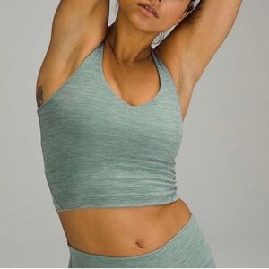 LULULEMON Align Tank Heathered Tidewater Teal Crop